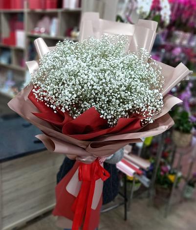 Букет цветов из: Гипсофила в Яблочном
