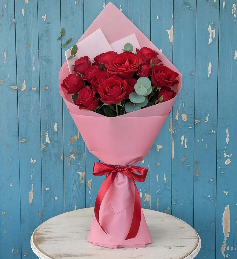 Букет цветов из: Розы в Яблочном