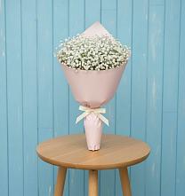 Букет цветов из:  Гипсофила #REPLACE_PRED# Яблочном