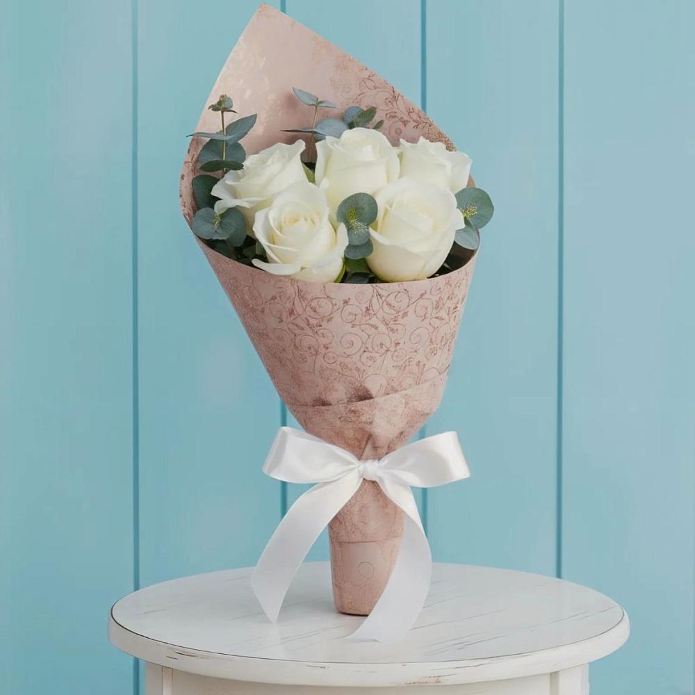 Букет цветов из: Розы в Яблочном