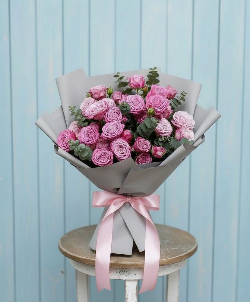 Букет цветов из: Розы в Яблочном