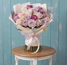 Букет цветов из:  Розы в Яблочном