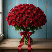 Букет Красные розы Блэк Меджик в Яблочном