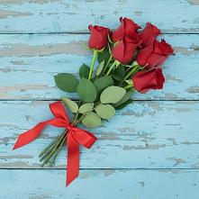 Букет Красные розы в Яблочном