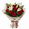 Букет цветов из: Лилии и Розы в Яблочном