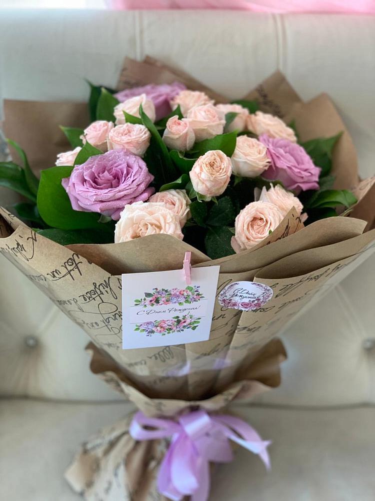 Букет цветов из: Розы в Яблочном