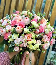 Букет цветов из:  Розы #REPLACE_PRED# Яблочном