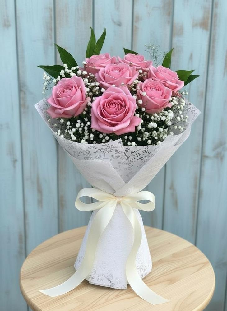 Букет цветов из: Розы в Яблочном