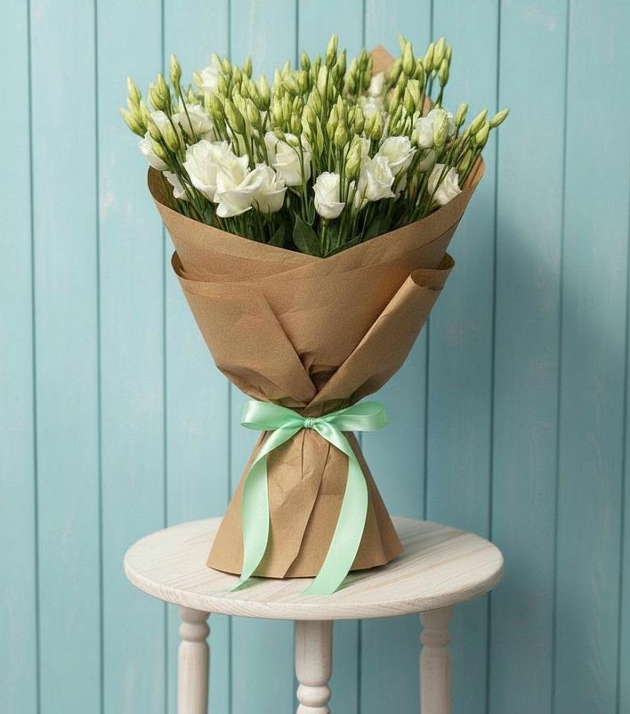 Букет цветов из: Лизиантусы в Яблочном