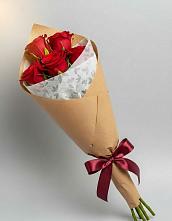 Букет цветов из:  Розы в Яблочном