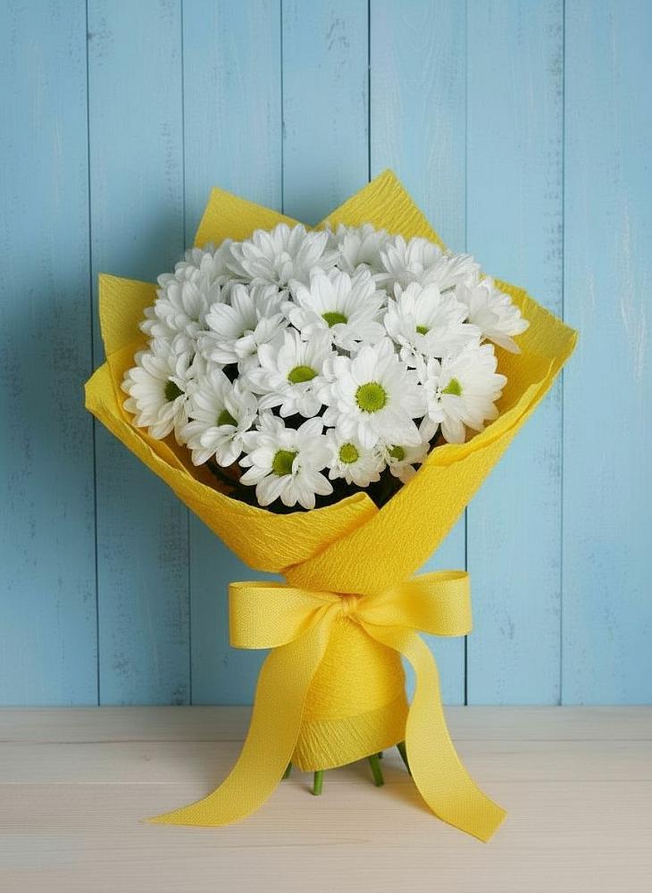 Букет цветов из: Хризантемы в Яблочном