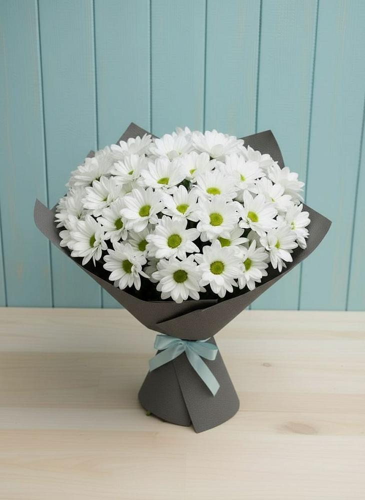 Букет цветов из: Хризантемы в Яблочном