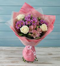 Букет цветов из:  Герберы в Яблочном