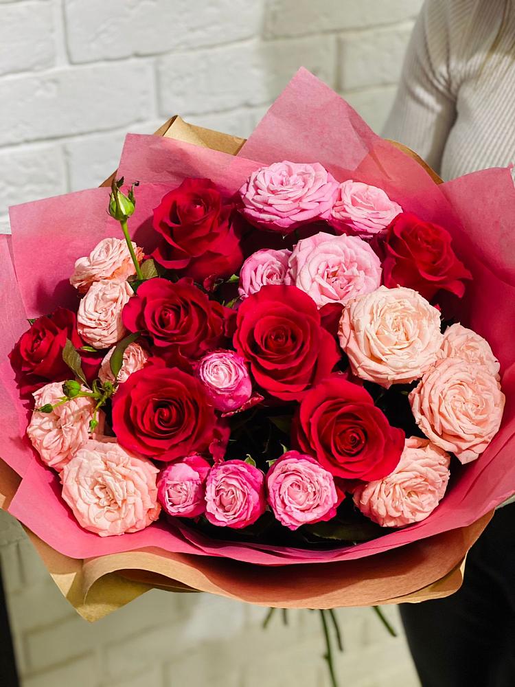 Букет цветов из: Розы в Яблочном