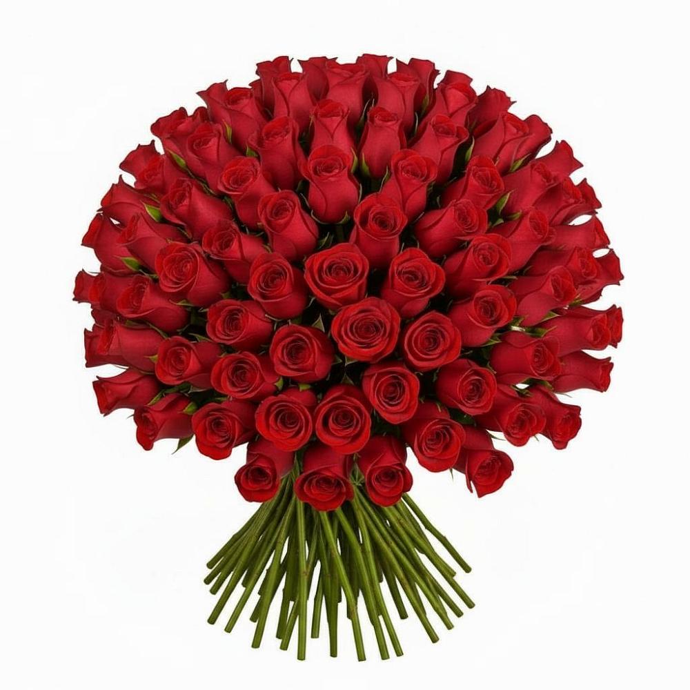 Букет Красные розы Чери Лав в Яблочном