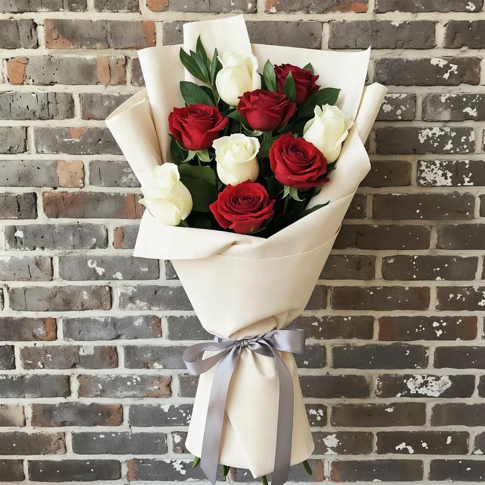 Букет цветов из: Розы в Яблочном