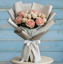 Букет цветов из:  Розы в Яблочном
