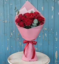 Букет цветов из:  Розы в Яблочном