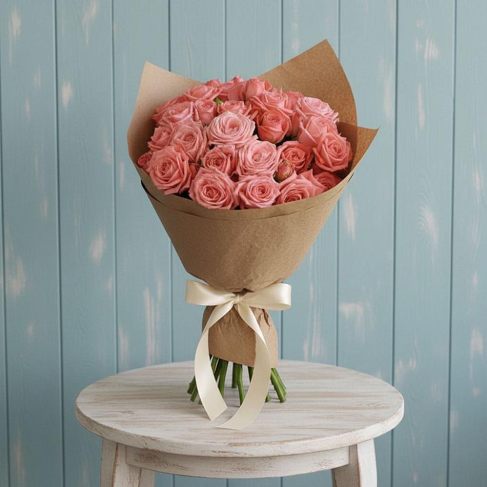 Букет цветов из: Розы в Яблочном