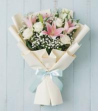 Букет цветов из:  Лилии в Яблочном