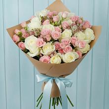 Букет цветов из:  Розы в Яблочном